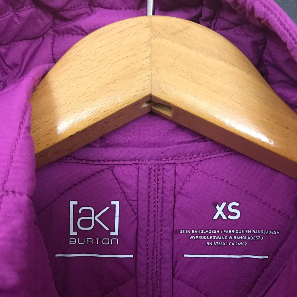 Burton AK Women's Zulu Down Jacket Full-Zip Hooded Fleece Combination Size XS - Image 3 of 4