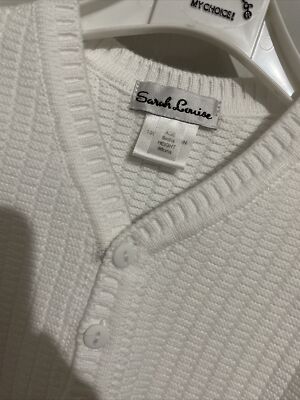 NEW Sarah Louise Boys White Christening Cardigan 006791 6m UK