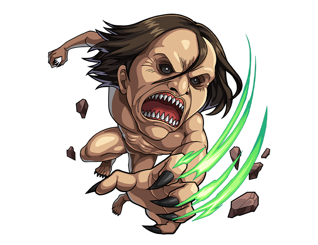 Jaw Ymir V2 Attack on Titan Weatherproof Anime Sticker 6