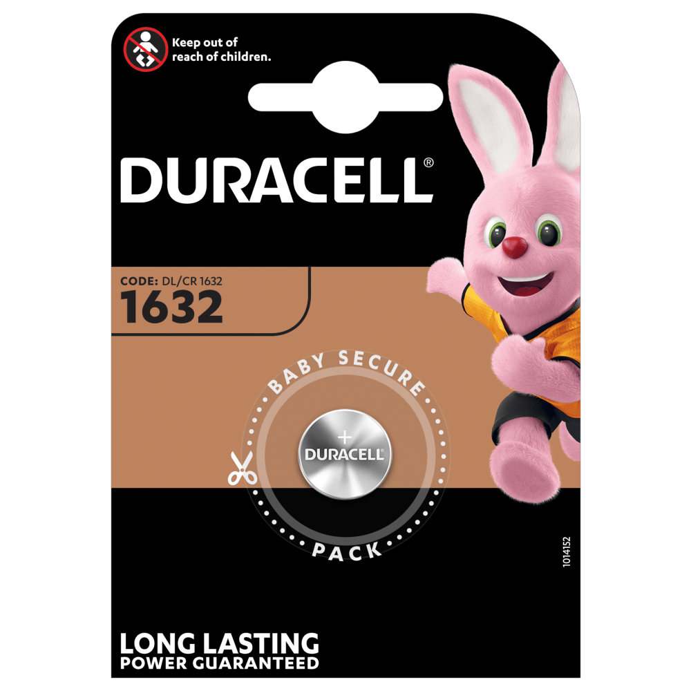 Duracell DL1632 CR1632 1632 3V Lithium Coin Cell Battery x 1 **Long Expiry**