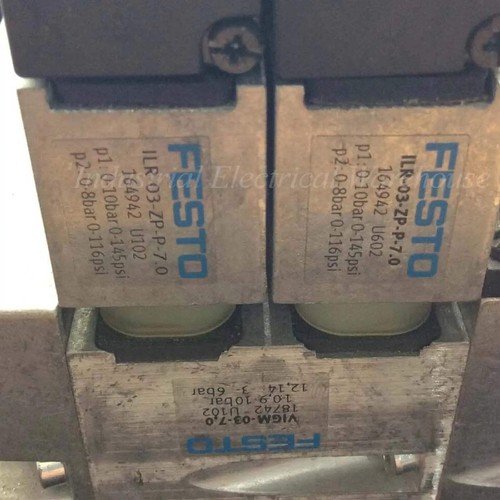 Festo Pneumatic Solenoid Valve Assembly with MTH-5/2-7.0-L-S-VI + More - Picture 5 of 9