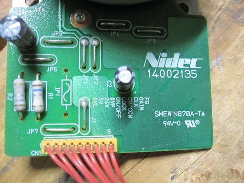 Okidata B4600 Workgroup Laser Printer REPLACEMENT Nidec Motor w Board 20m035b030 - Picture 4 of 5