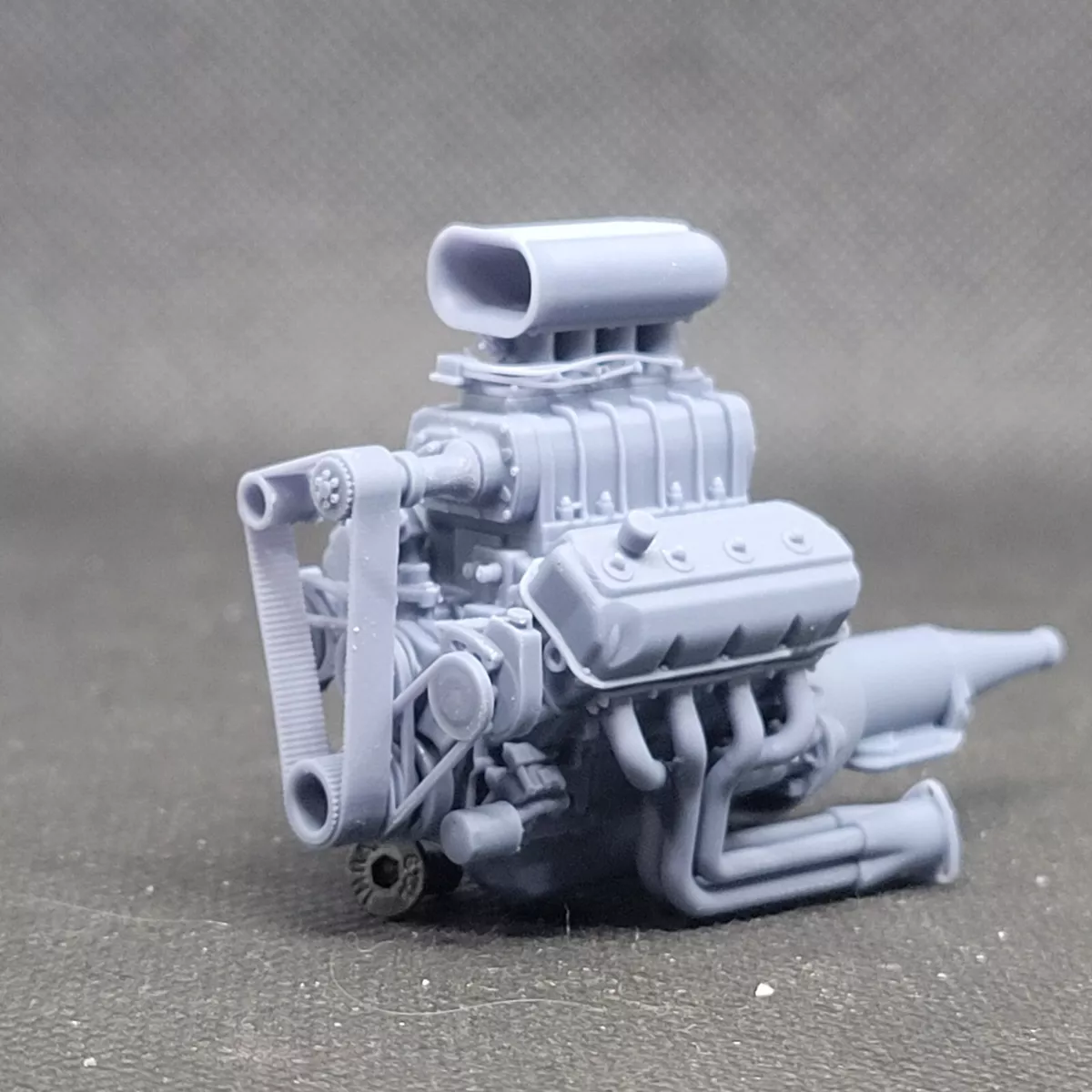 Blown 572 BBC model engine resin 3D printed 1:24-1:8 scale