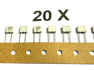 22nF, 63V, 5%,RM5, Foil Condenser, KEMET, MMK5223J63J01L16.5, 20 Pack