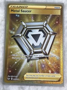 Metal Saucer 214/202 Secret Rare Sword & Shield Base Set Pokemon TCG NM