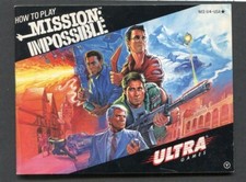 Nintendo Mission Impossible NES Manual Only, 1990 No Game, Instruction Booklet