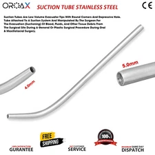 Cánula de succión quirúrgica de acero inoxidable de 4-5 mm - Dental OROAX