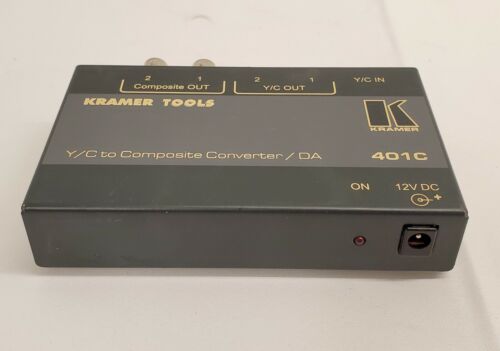 Kramer Tools S-Video to Composite Converter /DA 401C (UNIT ONLY) - Afbeelding 1 van 4