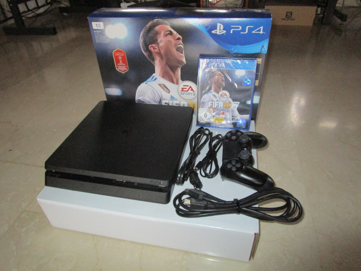 PS4 1TB CUH-2100 ジェットブラック FIFA18