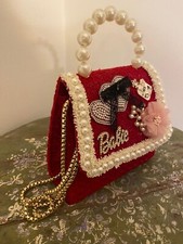 Borsa rossa donna o ragazza con tracolla