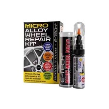Wheel Refurbishment Repair Touch-Up Kit E-TECH Micro Alloy Metallic Silver