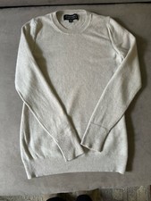 Banana Republic Todd  Duncan Women L/S Grey Crew Cashmere Sweater XS