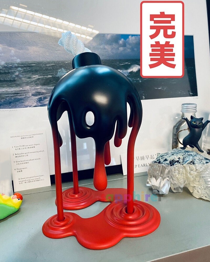 MIGHTY JAXX JASON FREENY MELTING BOMB POLYSTONE Home Decor Art