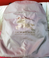 Burberry Coat Dust Protector Cover Storage Garment Bag Rare Knight Logo