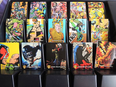 JUDGE DREDD THE CURSED EARTH BASE SET OF 90 NON SPORT TRADING