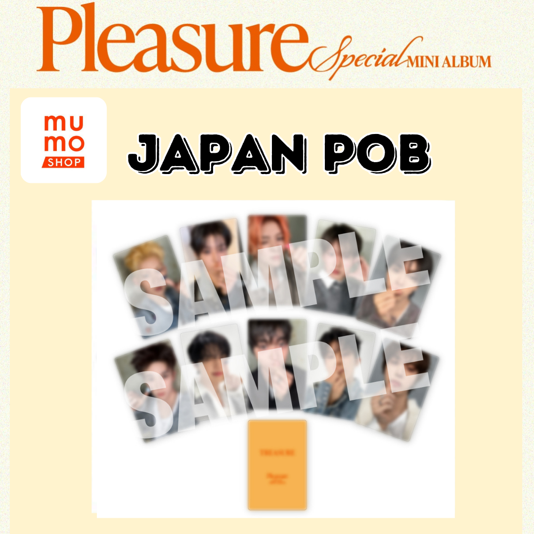 TREASURE PLEASURE SPECIAL MINI ALBUM JAPAN POB Photo card TREASURE PLEASURE SPECIAL MINI ALBUM JAPAN POB Photo card