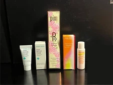 •Skincare Lot• Pixi Enhancer Peach Slices Cleanser Shiseido Sunscreen New