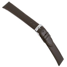 18mm Morellato High Quality Soft Genuine Leather Dark Brown Watch Band Reg 112