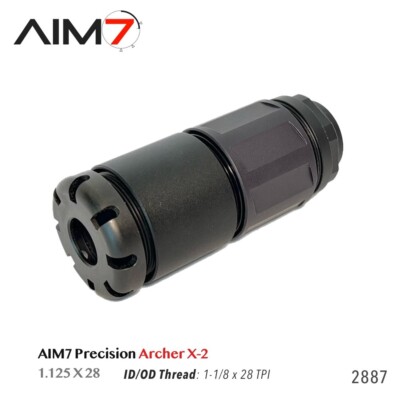 Aim7 ALPHACLOAK Brake Billet Steel Black 1.125X28 (1-1/8X28 TPI)(1