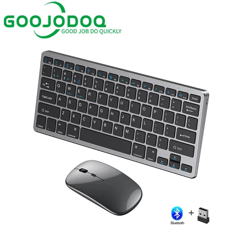 Wireless Keyboard Bluetooth 5.0&2.4G Multimedia Bluetooth for Laptop PC Keyboard