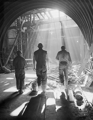 The Queens Midtown Tunnel which opened in 1940 connecting boroughs - Old Photo