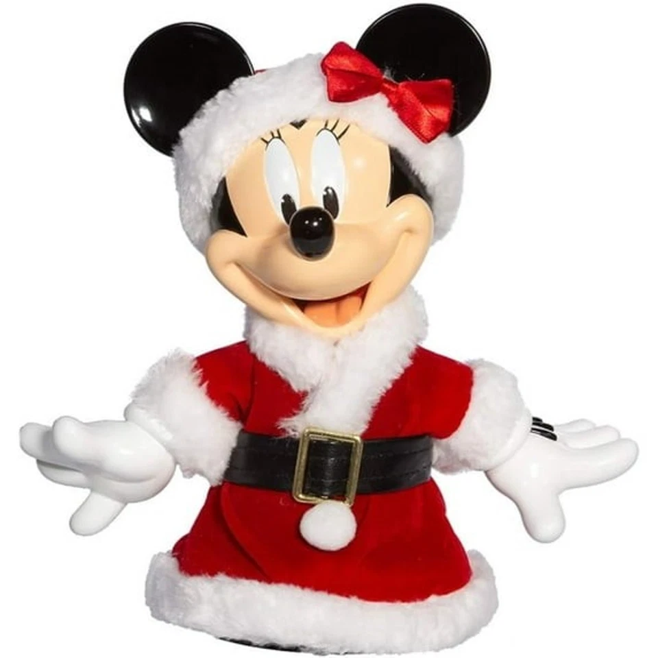 Disney Minnie Mouse Santa Christmas Tree Topper by Kurt S. Adler Holiday Decor - Image 2 of 4