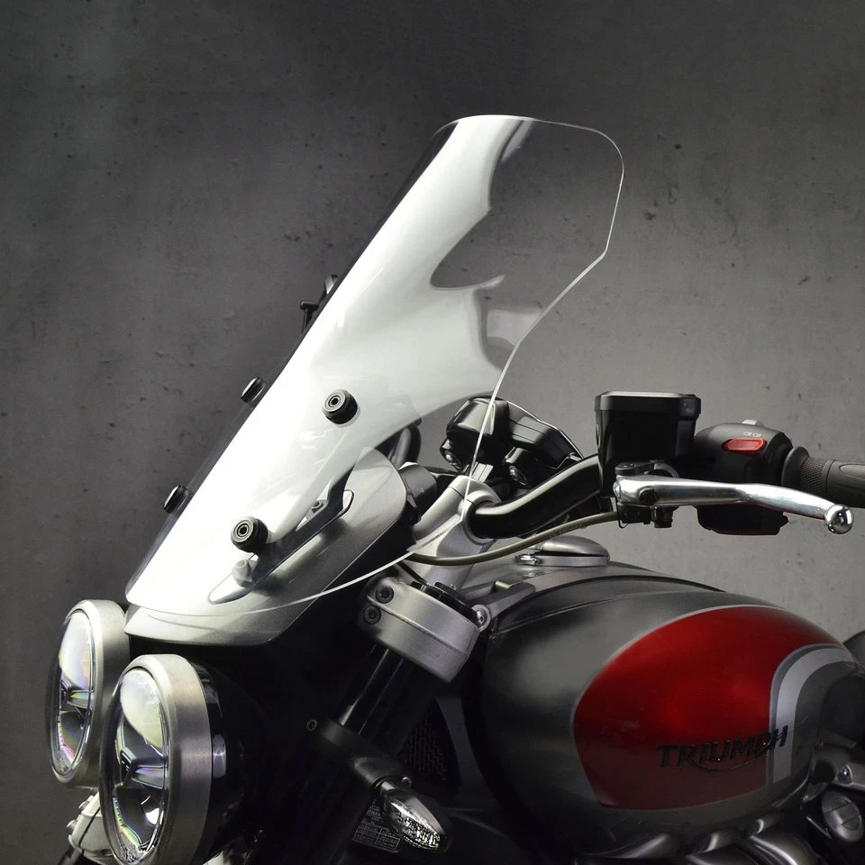 TRIUMPH ROCKET 3 R / GT 2500 2019-2026 PARE-BRISE STANDARD SAUTE-VENT 4 COULEURS - Photo 3/4