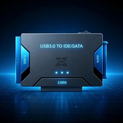 USB3.0 IDE SATA Hard Drive Converter Adapter Kit 2.5''3.5''
