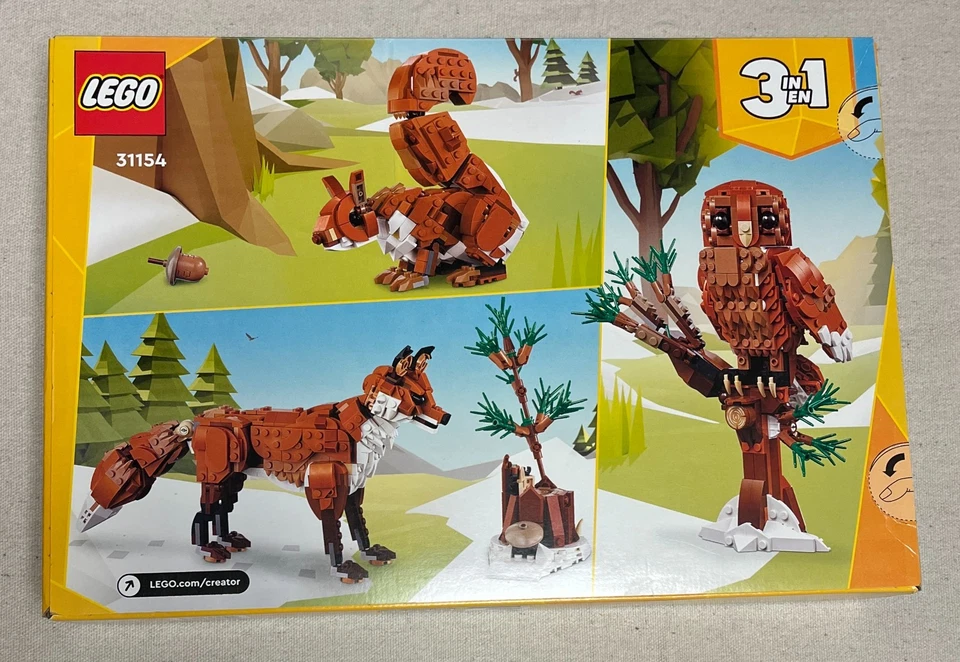LEGO CREATOR: Forest Animals: Red Fox (31154) - Image 2 of 2