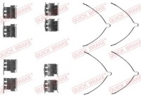 1X Quick Brake 109-1289 ZubehöRsatz Scheibenbremsbelag FüR Toyota