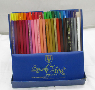 Vintage Lyra Orlow Polycolor – 48 Buntstifte – Western Germany – Künstler Farbst