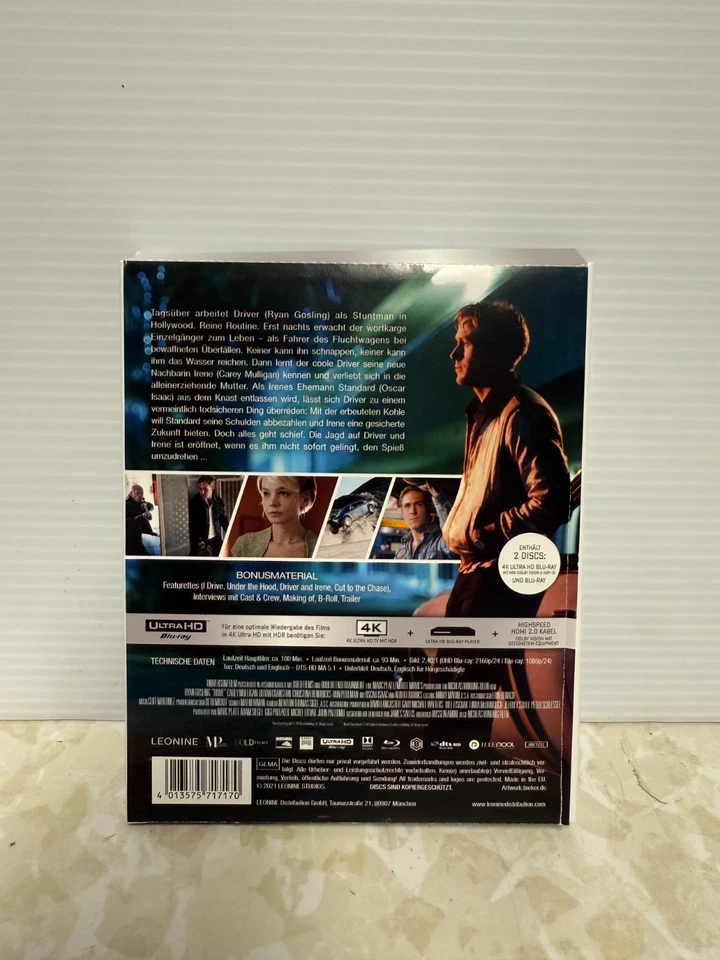 Drive (2011) 4K Ultra HD + Blu-ray Limited Mediabook Edition German Import  Foto 2 de 4