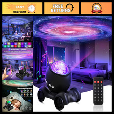 Galaxy Star Aurora Projector with Bluetooth Speaker - Night Light  White Noise