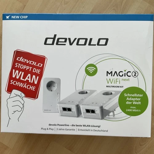 devolo Magic 2 WiFi next Multiroom Kit - 3 Powerline Adapter