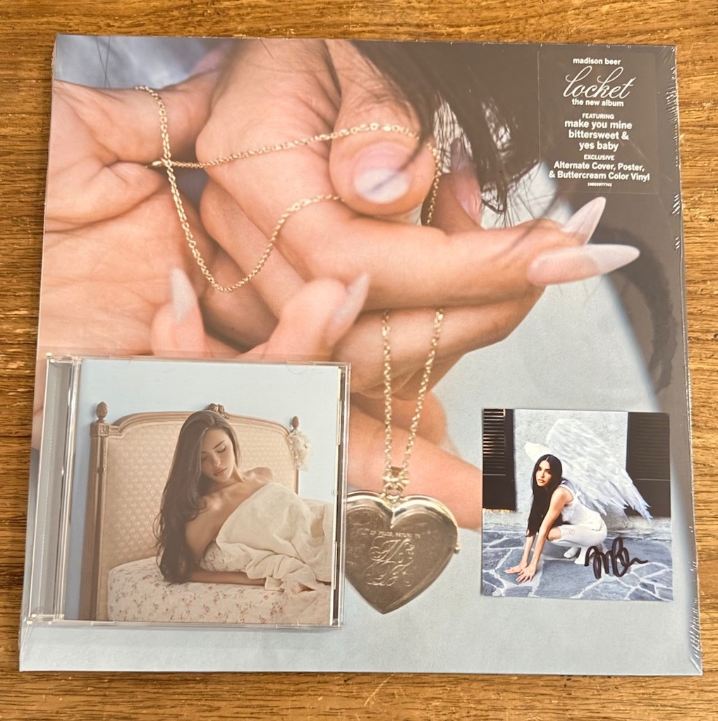 Madison Beer - Locket Vinyl Exclusive & Signed CD Insert - New Mint