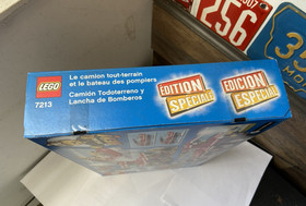 NEW LEGO CITY 7213 OFF-ROAD FIRE TRUCK & FIREBOAT 388 PCS #MO16214