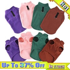 Pet Dog Warm Coat Fleece Jacket Jumper Sweater Winter Clothes Puppy Vest Outfits