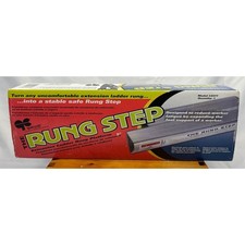 Qual-Craft Rung Step Ext Ladder Platform H.D. Aluminum Model 2477 New Box Taiwan