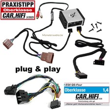 ESX 4-Kanal Verst&auml;rker 240 Watt plug&play f&uuml;r Mercedes MBUX W177 W247 C238 W447