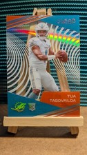 TUA TAGOVAILOA Rookie #'d /10 - 2020 Chronicles Clear Vision Holo Silver RC SSP