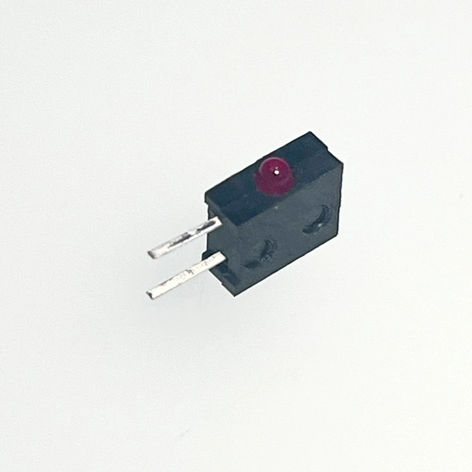 [1x] HLMP-70 Brodacom Subminiature LED Lamp Red 626nm 5V 30mA 2.54mm T-3/4 - Bild 2 von 4