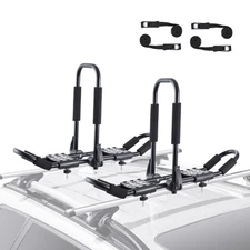 Kayak Roof Rack 1 Pair Soft Roof Rack Carrier for kayak SurfBoard Car SUV