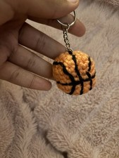 NEW Basketball Key Chain Bag Charm Sparkly Rhinestones Sports Backpack Gift