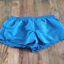 Danskin Now Performance Woven Shorts Ultra Blue Loose Fit Women's Athletic