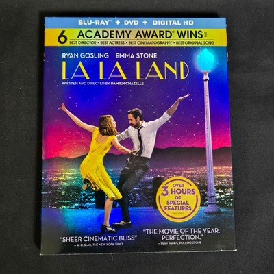 La La Land Blu ray DVD Digital HD 2016 Slipcover Ryan Gosling Emma Stone Musical