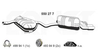 EndschalldäMpfer NachschalldäMpfer Ernst 550277 FüR Fiat Barchetta 16V