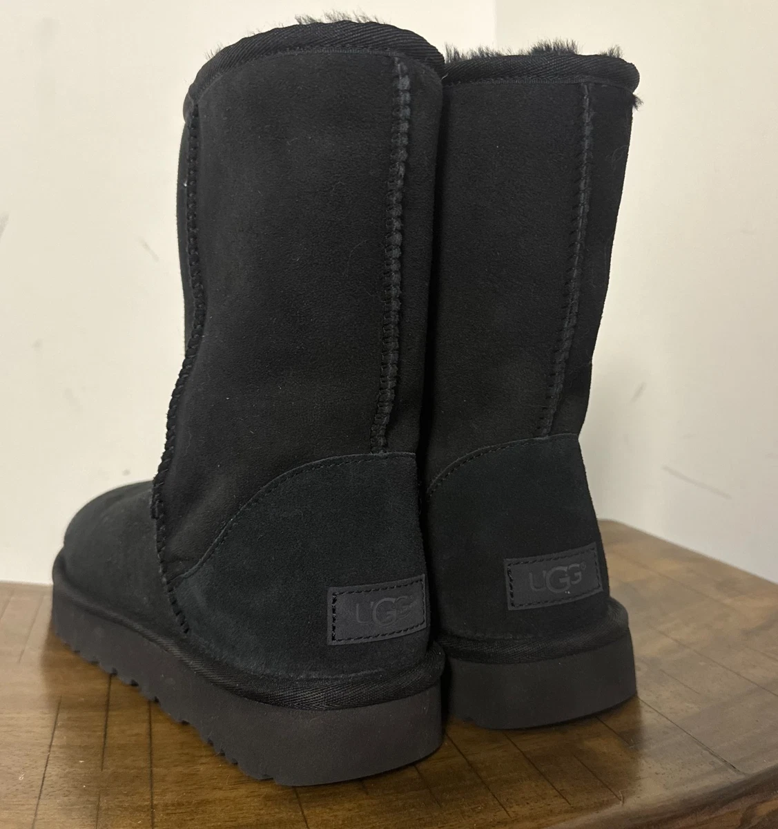 Ugg Classic Short Black for sale - eBay