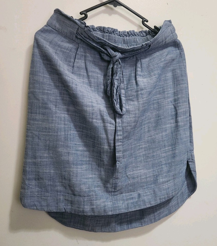 Jeanswest Wrap Style Skirt Blue sz 10 Tie Summer Beach Casual Teen Wear Coastal