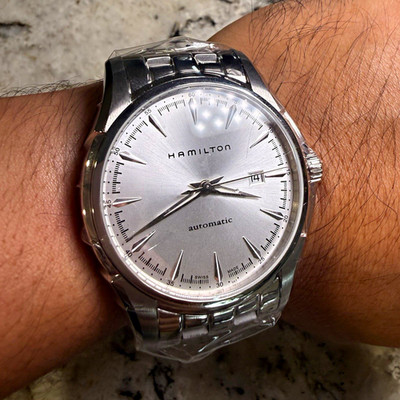 Hamilton Jazzmaster Viewmatic H32715151 44mm Automatic Silver Dial Watch