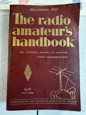 The Radio Amateur's Handbook 42nd Edition 1965 w/ fold out Radio Zone Map